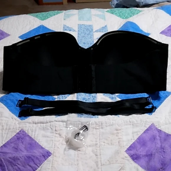 2 NEW NEVER BEEN WORN LANE BRYANT CACIQUE STRAPLESS BRAS SIZE 42C - Picture 10 of 11